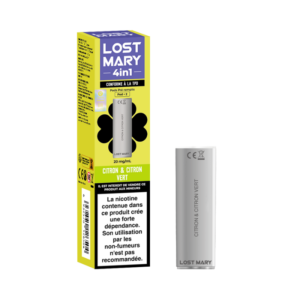 Cartouche Citron Citron Vert 4 en 1 Lost Mary