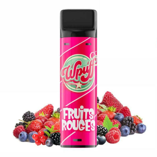 cartouche fruits rouges 1pcs wpuff 1800