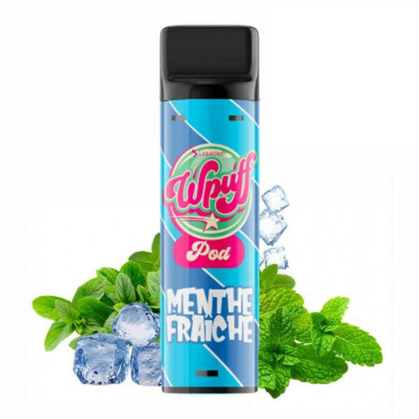 cartouche menthe fraiche 1pcs wpuff 1800