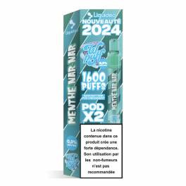 Cartouche Menthe Nar (2 pods) WPUFF 800 2.0 Liquideo