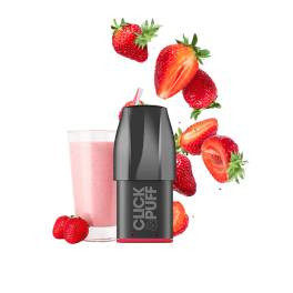 Cartouche Milkshake Fraise Click & Puff X-Bar