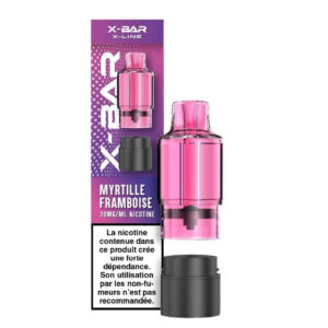 Cartouche Myrtille Framboise X-Line X-Bar