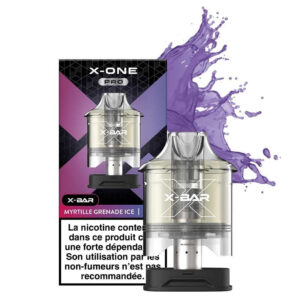 Cartouche Myrtille Grenade Ice X-One Pro X-Bar