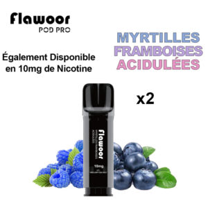 Cartouche Myrtilles Framboises Acidulées Pod Pro Flawoor