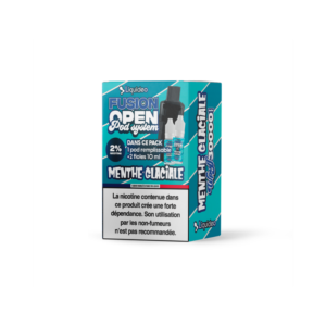 Cartouche Open Pod 2X10Ml Menthe Glaciale Fusion Liquideo