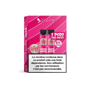 Cartouche Pack de Fruits Rouges 2 pods Wpuff Flavors Liquideo
