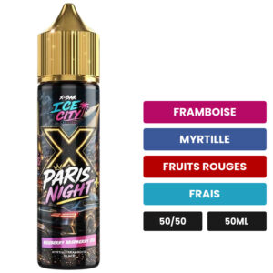 E-liquide Blueberry Raspberry X-Bar 50 ml