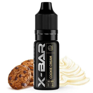 E-liquide Cookie Cream X-Bar sel de nicotine 10 ml