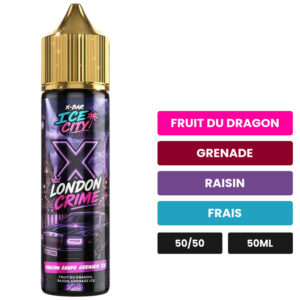 E-liquide Dragon Grape Grenade X-Bar 50 ml