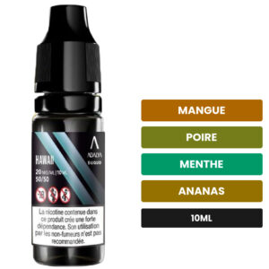 E-liquide Hawai Adalya sel de nicotine 10 ml
