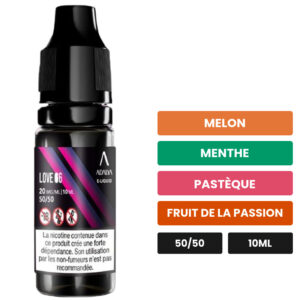 E-liquide Love 66 Adalya sel de nicotine 10 ml