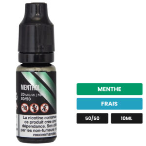 E-liquide Menthol Adalya sel de nicotine 10 ml
