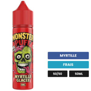 E-liquide Myrtille Glacée Monster Puff 50 ml