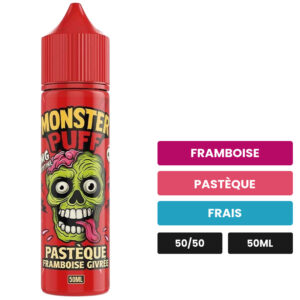 E-liquide Pastèque Framboise Givrée Monster Puff 50 ml