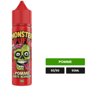 E-liquide Pomme Verte Acidulée Monster Puff 50 ml
