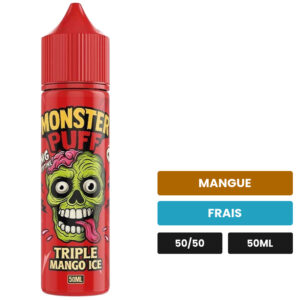 E-liquide Triple Mango Ice Monster Puff 50 ml