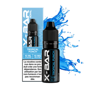 E-liquide Tropical Punch X-Bar sel de nicotine 10 ml