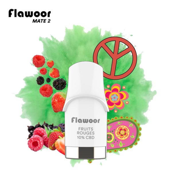 flawoor mate 2 cartouche fruits rouges cbd