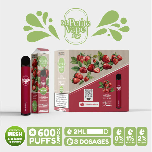 fraise des bois ma petite vape 123 puff