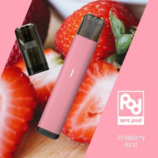 invc fraise puff rechargeable