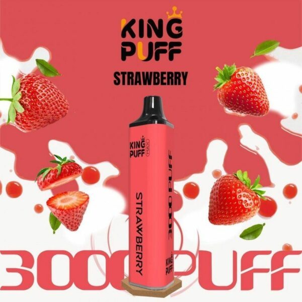 king puff strawberry 3000 puffs