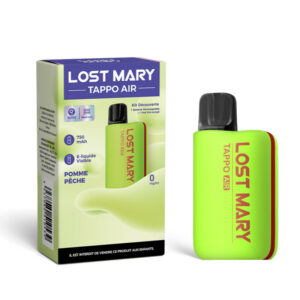 kit decouverte tappo air 00mg lost mary PP 123puff