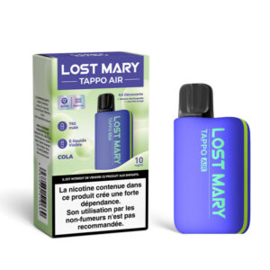 kit decouverte tappo air 10mg lost mary cola 123puff