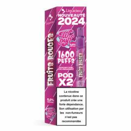 Cartouche Pod Fruits Rouges Pod 2.0 Liquide (2 Pods) WPUFF 800 2.0 Liquideo