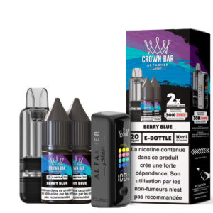 Puff remplissable Berry Blue Cubic 30K Al Fakher