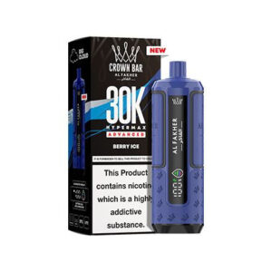 Puff rechargeable Berry Ice Crown Bar 30K Al Fakher