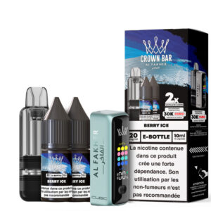 Puff remplissable Berry Ice Cubic 30K Al Fakher