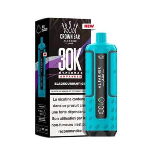 Puff rechargeable Blackcurrant Ice Crown Bar 30K Al Fakher