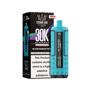 Puff rechargeable Blackcurrant Mint Crown Bar 30K Al Fakher