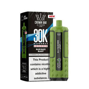 Puff rechargeable Blue Razz Blast Crown Bar 30K Al Fakher
