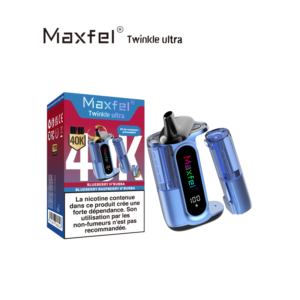 Puff rechargeable Blueberry H'Bubba + Blueberry Raspberry H'Bubba Twinkle Ultra 40K Maxfel