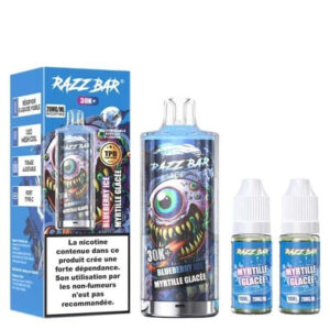 Puff remplissable Blueberry Ice 30K Razz Bar