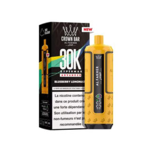 Puff rechargeable Blueberry Lemonade Crown Bar 30K Al Fakher