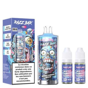 Puff remplissable Blueberry Sour Raspberry 30K Razz Bar