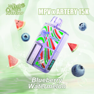 Puff rechargeable Blueberry Watermelon MPV x Artery 15000 Ma Petite Vape
