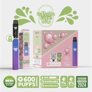 Puff rechargeable Bubble Gum RePuff Ma Petite Vape