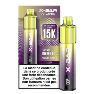Puff rechargeable Cassis Energy Bull X-Line X-Bar
