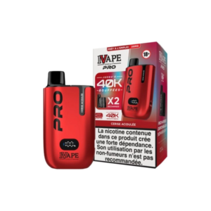 Puff rechargeable Cerise Acidulée Pro 40K IVapeGreat
