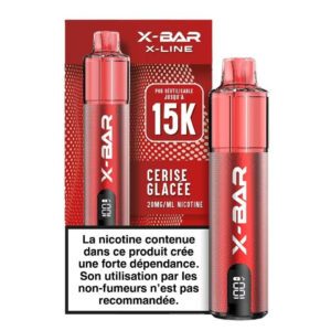 Puff rechargeable Cerise Glacée X-Line X-Bar