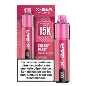 Puff rechargeable Cherry Berry X-Line X-Bar