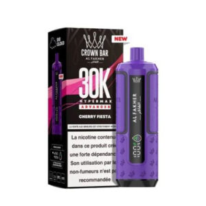 Puff rechargeable Cherry Fiesta Crown Bar 30K Al Fakher