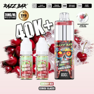 Puff remplissable Cherry Ice 40K Razz Bar