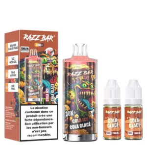 Puff remplissable Cola Ice 30K Razz Bar