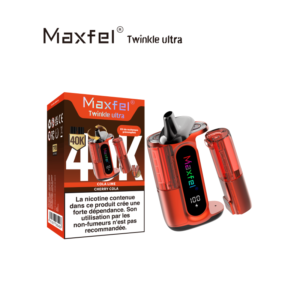 Puff rechargeable Cola Lime + Cherry Cola Twinkle Ultra 40K Maxfel