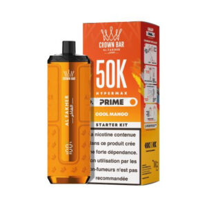 Puff rechargeable Cool Mango Crown Bar 50K Al Fakher
