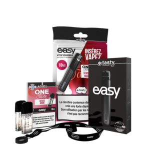 Puff rechargeable Easy Pod Cerise Noire One Taste E.Tasty
